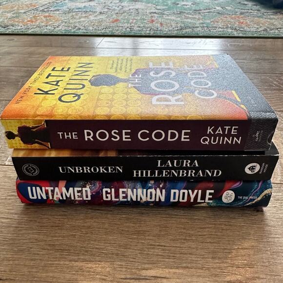 Best seller book lot Untamed the Rose Code and Unbroken - Picture 4 of 5